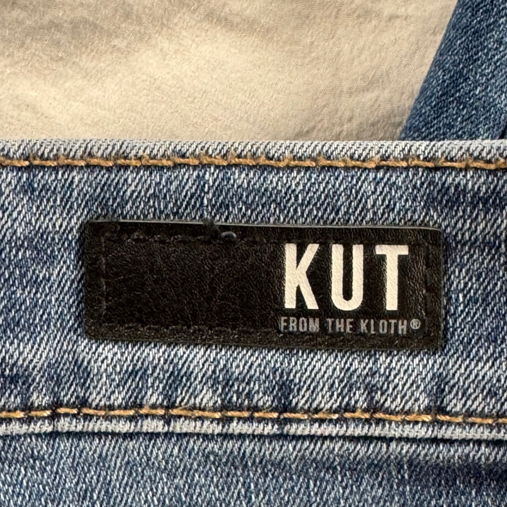KUT from the Kloth Women's Size 0 Blue Connie Fab Ab Ankle Skinny Jeans - Picture 10 of 12